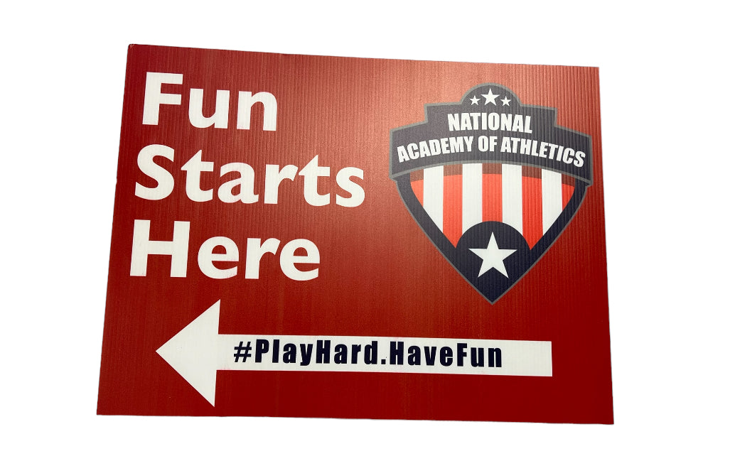 Directional Lawn Sign & Stakes MVP