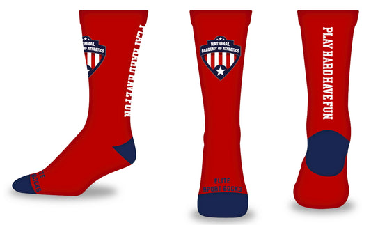 MVP Elite Custom Socks- NAofA Edition (Red and Blue)