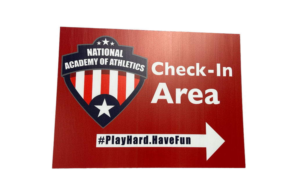 Directional Lawn Sign & Stakes MVP